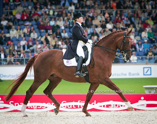 Debbie McDonald and Brentina at the 2006 World Equestrian Games in Aachen :: Photo © Astrid Appels