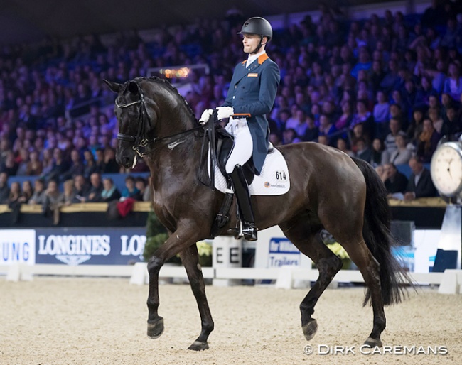 Theo Hanzon and Helena van het Goorhof at the 2016 CDI-W Mechelen :: Photo © Dirk Caremans