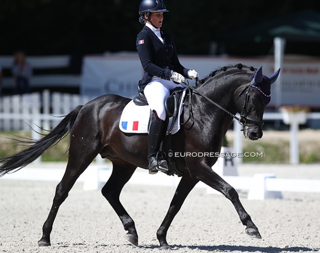 Cassandra Rouxel and Under Cover Fast at the 2020 European Pony Championships :: Photo © Astrid Appels