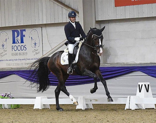 Tom Goode and Jaristo at the British team selection trial for the 2020 World Young Horse Championships