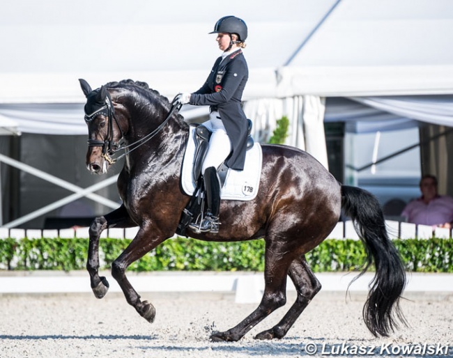 Jana Schrödter and Frau Holle at the 2020 CDI-W Mariakalnok :: Photo © Lukasz Kowalski