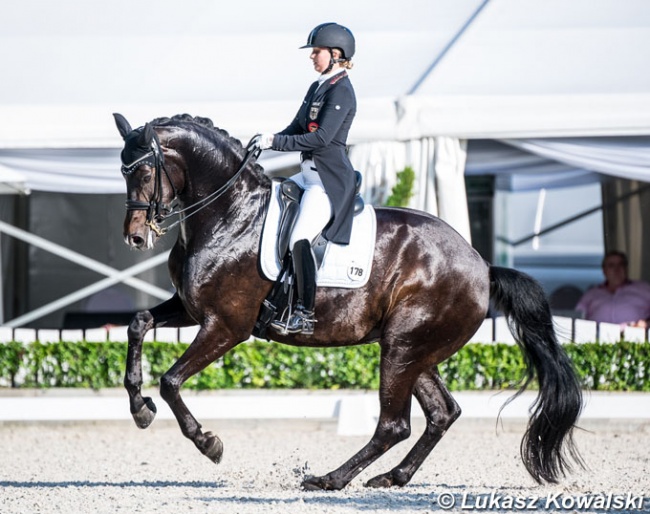 Jana Schrödter and Frau Holle at the 2020 CDI-W Mariakalnok :: Photo © Lukasz Kowalski