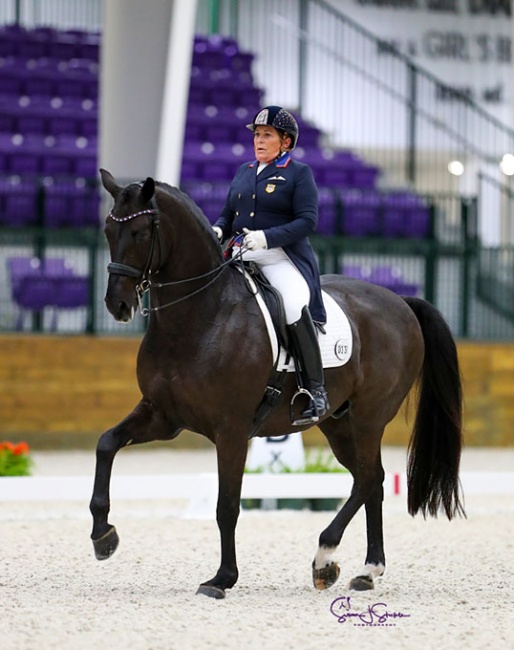 Shelly Francis and Danilo at the 2021 CDI Ocala :: Photo © Sue Stickle