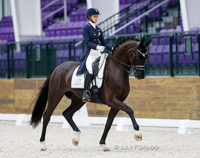 Laura Graves and SenSation HW at the 2021 CDN Ocala :: Photo © Lily Forado