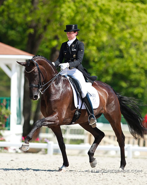 Lyndal Oatley and Diva at the 2015 CDI Compiegne :: Photo © Astrid Appels