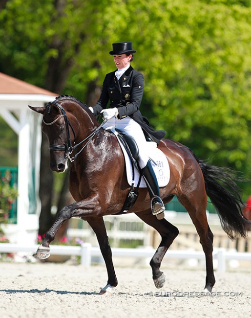 Lyndal Oatley and Diva at the 2015 CDI Compiegne :: Photo © Astrid Appels