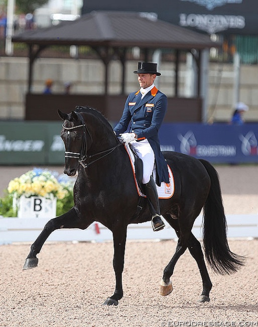 Edward Gal and Zonik at the 2018 World Equestrian Games in Tryon :: Photo © Astrid Appels