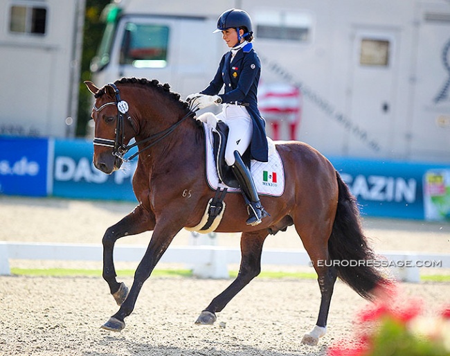 Martha Fernanda del Valle Quirarte and Beduino LAM at the 2020 CDI Hagen :: Photo © Astrid Appels