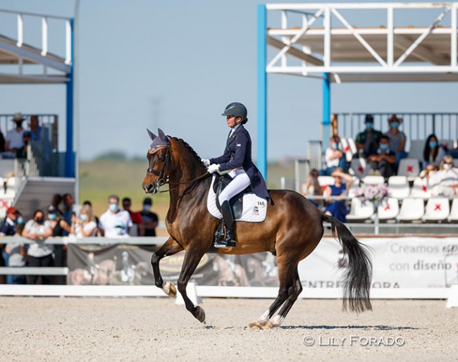 Beatriz Ferrer-Salat and Elegance wins the big tour classes at the 2021 CDI Las Cadenas :: Photo © Lola Almeda