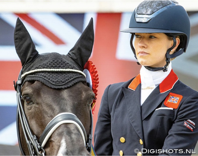 Charlotte Fry wins the Grand Prix Special and Kur to Music at the 2021 CDI Exloo :: Photo © Digishots