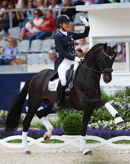 Adrienne Lyle and Salvino at the 2019 CDIO Aachen :: Photo © Astrid Appels