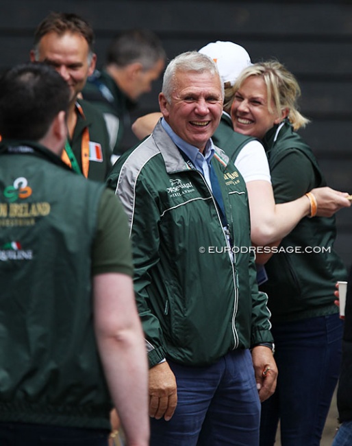 Dane Rawlins was all smiles at the 2019 European Championships, where Ireland earned a team spot for Tokyo :: Photo © Astrid Appels
