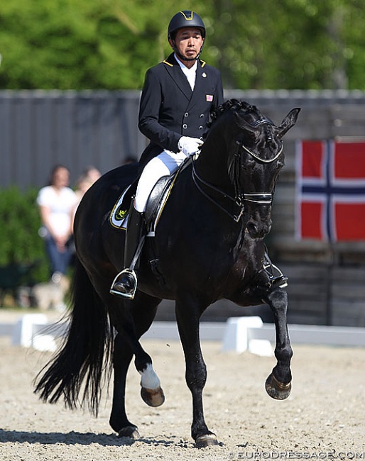 Malaysian Qabil Ambak and Delatio at the 2019 CDI Sint-Truiden :: Photo © Astrid Appels
