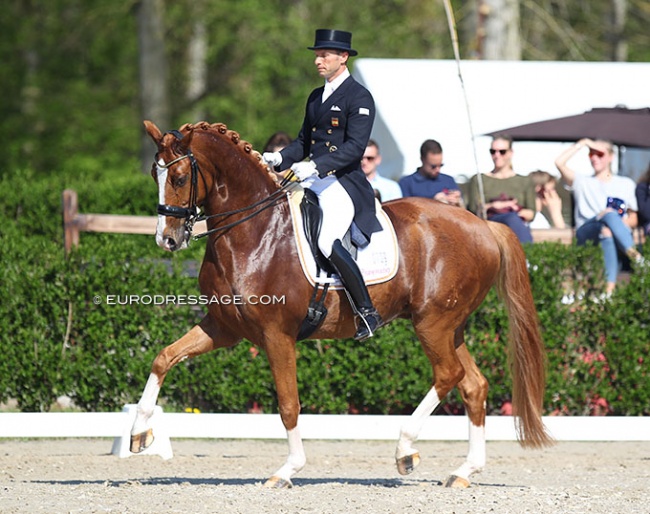 Borja Carrascosa and Lagerfeld K at the 2019 CDI Sint-Truiden :: Photo © Astrid Appels