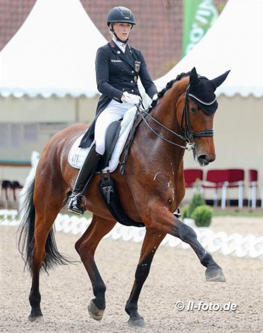 Ellen Richter and Vinay at the 2021 German Under 25 Championships in Balve :: Photo © LL-foto