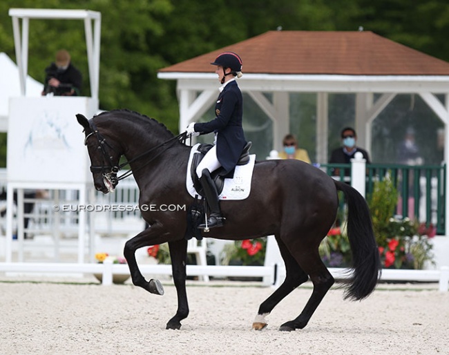 Laura Tomlinson and Rose of Bavaria at the 2021 CDIO Compiegne :: Photo © Astrid Appels