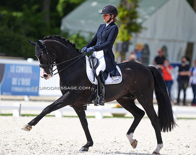 Maria Klementieva and Doctor Wendell MF at the 2021 CDIO Compiegne :: Photo © Astrid Appels