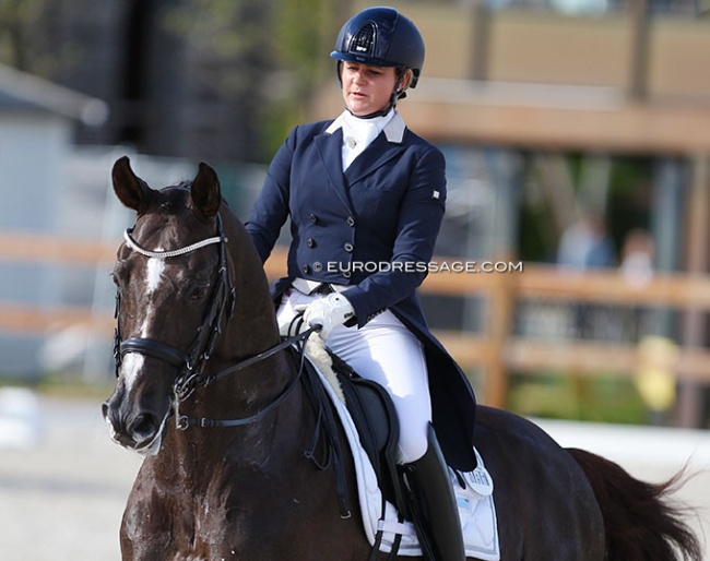 Tanya Seymour and Ramoneur at the 2021 CDI Grote Brogel :: Photo © Astrid Appels