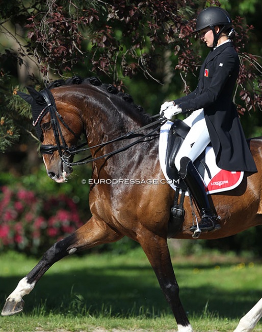 Milena Sulzer on Fantasimo at the 2021 CDIO-PJYR Hagen :: Photo © Astrid Appels