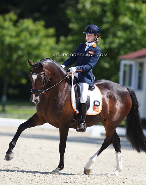 Sophie van Iwaarden on Hermes Mithras at the 2021 CDIO-CH Hagen :: Photo © Astrid Appels