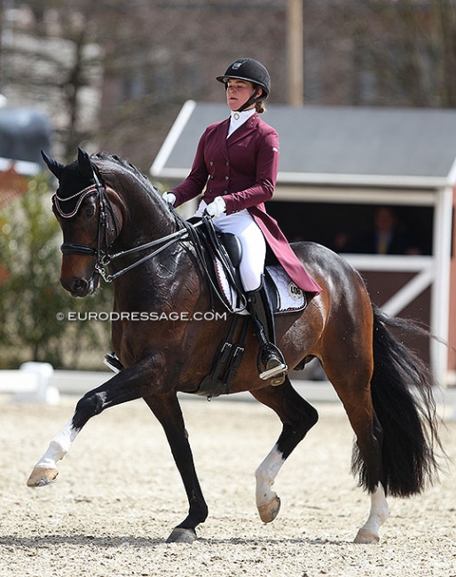 Quinty Vossers and Hummer at the 2021 CDI Sint-Truiden :: Photo © Astrid Appels