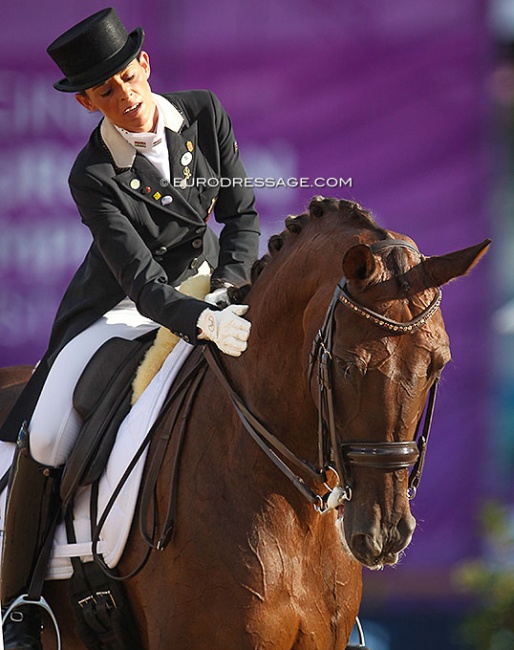 Aniko Losonczy and Mystery at the 2017 European Dressage Championships in Gothenburg :: Photo © Astrid Appels