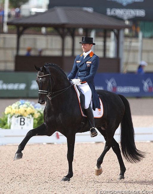 Edward Gal and Zonik at the 2018 World Equestrian Games in Tryon :: Photo © Astrid Appels