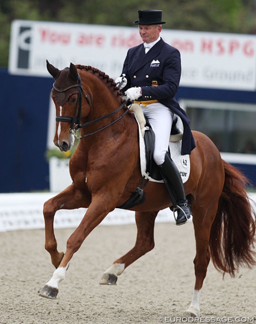 Hubertus Schmidt and Bonamour at the 2019 CDI Hagen :: Photo © Astrid Appels