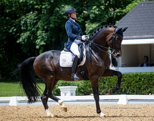 Nicole Casper and Topas at the 2021 CDI Achleiten :: Photo © Petra Kerschbaum