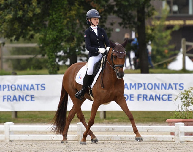 Blanche Carré Pistollet and Dazzling Kid d'Herbord at the 2021 French Pony Championships :: Photo © Les Garennes