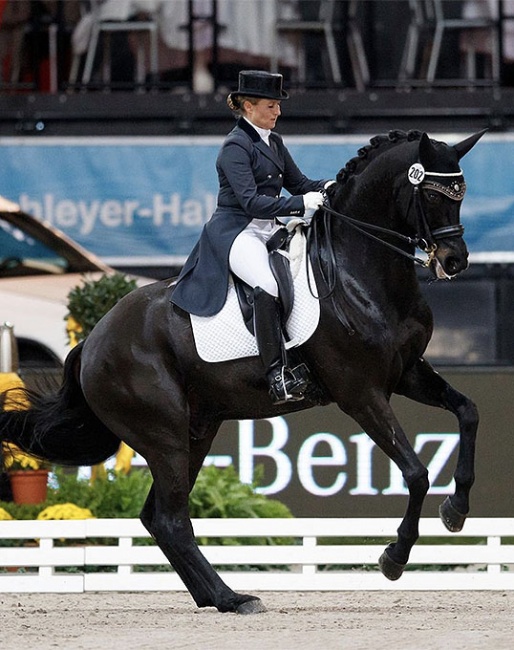 Katrin Burger and Salazar at the 2016 CDI Stuttgart :: Photo © Stefan Lafrentz