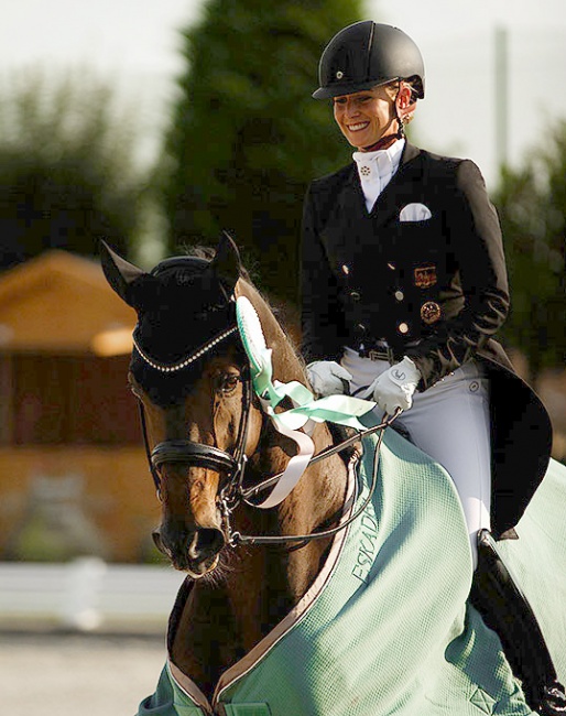 Olympic champion Jessica von Bredow-Werndl and Ferdinand BB at the 2021 CDI Jiva Hill Stables :: Photo © Rui Pedro Godinho / Jiva Hill Stables