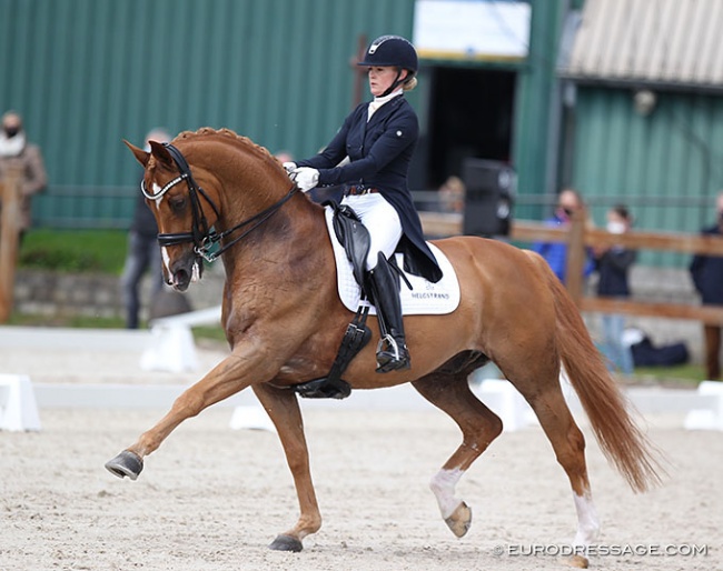 Jeanna Hogberg and Lorenzo at the 2021 CDI Grote Brogel :: Photo © Astrid Appels