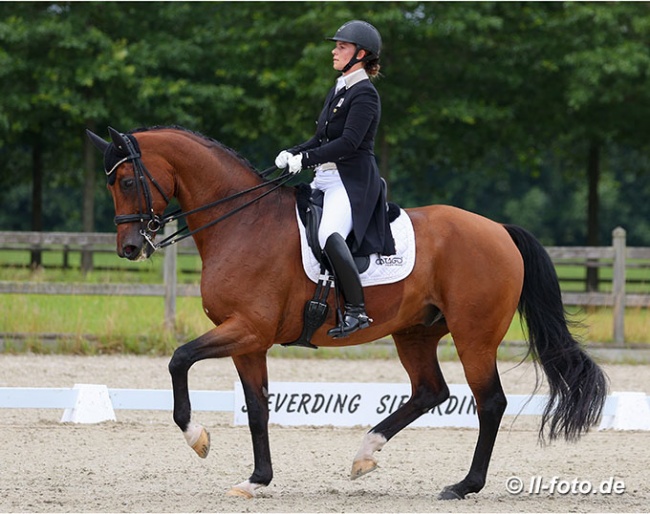 Anna Kasprzak and Fuhur at last weekend's CDI Herzlake in Germany :: Photo © LL-foto