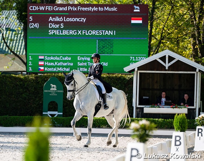 Aniko Losonczy and Dior S at the 2021 CDI-W Mariakalnok :: Photo © Lukasz Kowalski