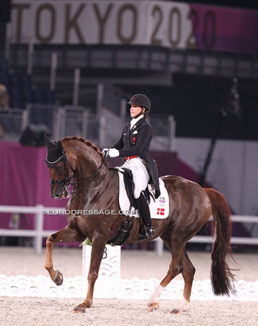 Cathrine Dufour and Bohemian at the 2021 Olympic Games in Tokyo :: Photo © Astrid Appels