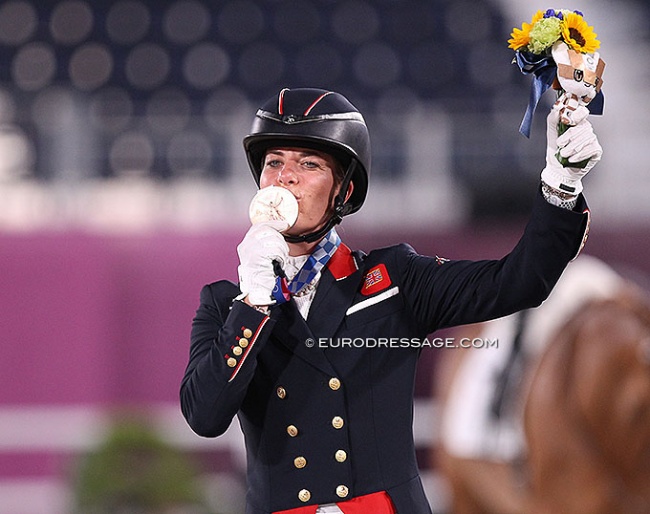 Charlotte Dujardin, the most successful British female Olympic athlete in history :: Photo © Astrid Appels