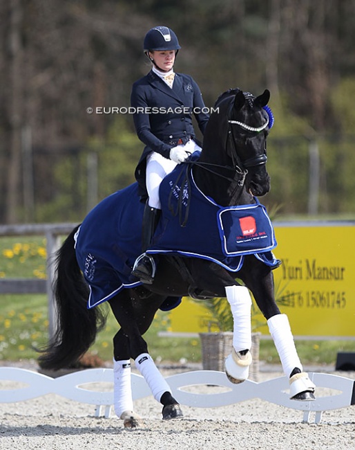 Jeanna Hogberg and Devonport at the 2021 CDI Opglabbeek :: Photo © Astrid Appels