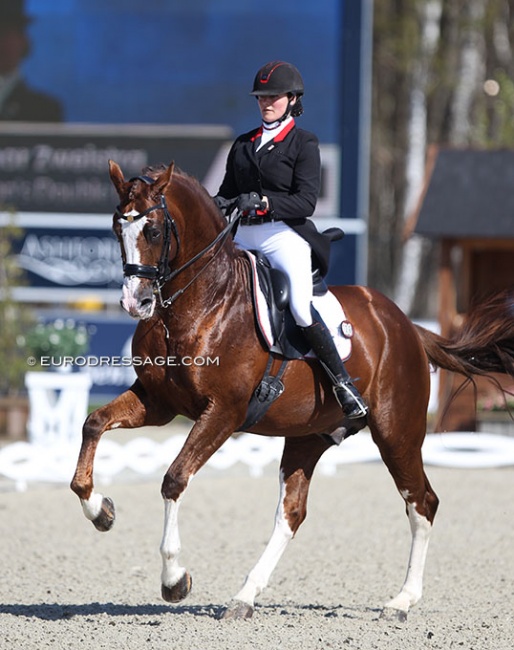 Thamar Zweistra and Hexagon's Double Dutch at the 2021 CDI Opglabbeek :: Photo © Astrid Appels