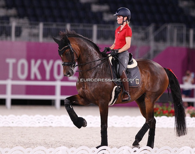 Helen Langehanenberg and Annabelle as reserves for Germany at the 2021 Olympics :: Photo (c) Astrid Appels