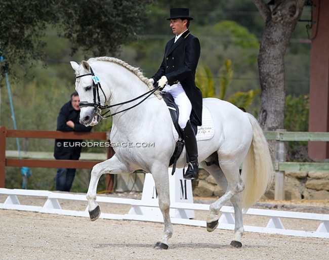 Jose Daniel Martin Dockx and Encanto XI at their show debut in 2011 at the Sunshine Tour :: Photo © Astrid Appels