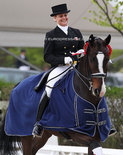 Anna Zibrandtsen and Gorklintgards Domello at the 2012 CDI Roosendaal :: Photo © Astrid Appels