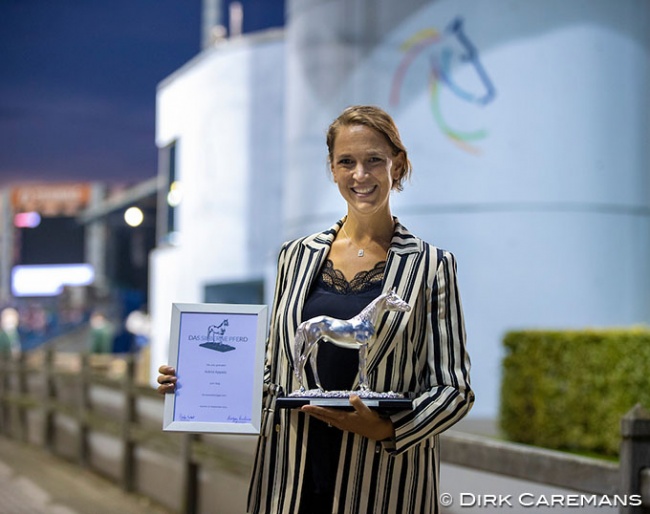 Astrid Appels of Eurodressage wins the 2021 Silver Horse Award at the CHIO Aachen :: Photo © Astrid Appels