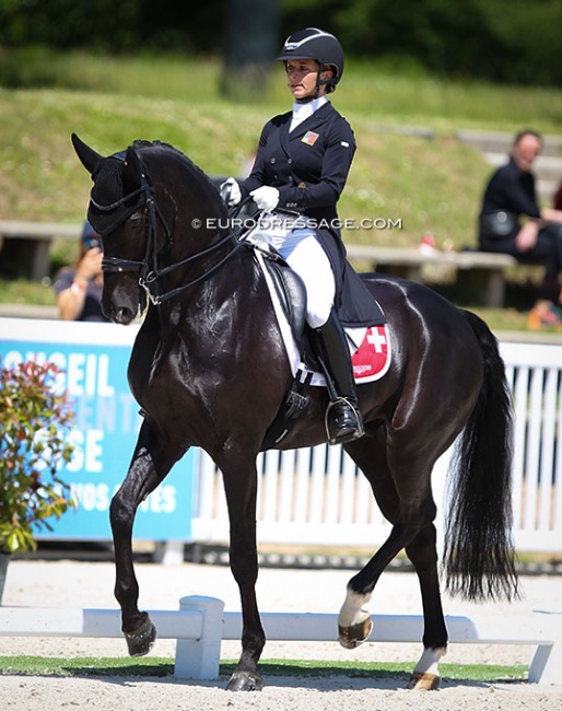 Carla Aeberhard and Delioh von Buchmatt at the 2021 CDIO Compiègne :: Photo © Astrid Appels