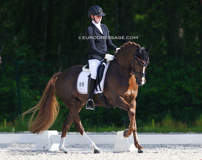 Maleen Kohnle and Dabia Dior at the 2021 CDIO Compiègne in France :: Photo © Astrid Appels