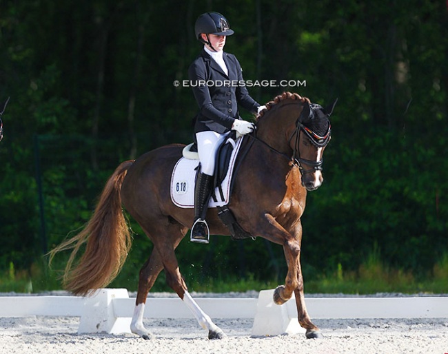 Maleen Kohnle and Dabia Dior at the 2021 CDIO Compiègne in France :: Photo © Astrid Appels