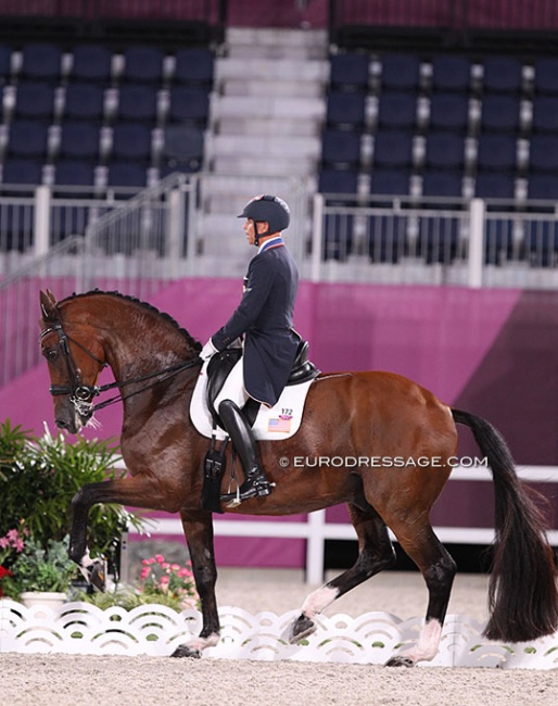 Steffen Peters and Suppenkasper at the 2021 Tokyo Olympics :: Photo © Astrid Appels