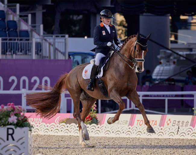 Sanne Voets and Demantur at the 2021 Paralympic Games :: Photo © FEI