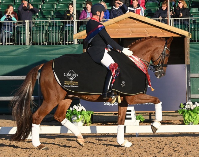 Emile Faurie and Dono di Maggio win the 2021 British Grand Prix Championship :: Photo © Kevin Sparrow