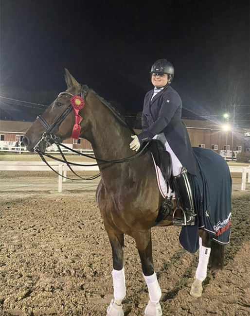 Tanya Strasser-Shostak and Déjà Vu Time at the 2021 CDI-W Devon :: Photo © Private